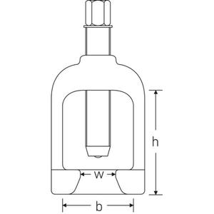 Extracteur de rotule Stahlwille, outil de démontage d'engrenages - Product Image 2