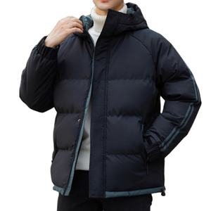 Nouveau style Veste matelassée à capuche pour homme, style décontracté, fermeture éclair, chaude, respirante, Vente chaude 2026 - Product Image 2