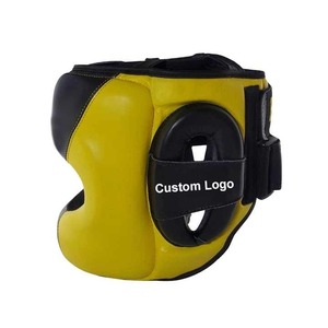 2025 nuevo diseño personalizado MMA Head Guard ligero de alta calidad PU cuero ropa de lucha con impresión de logotipo para deportes Fitness - Product Image 4