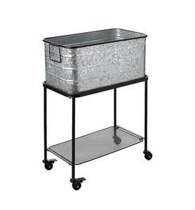 Seau à vin galvanisé forme personnalisée cuve à vin de grande taille et porte-bouteille à prix abordable par Indian metal world - Product Image 1