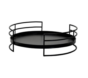 <b>Indian</b> Exporter Handmade Iron Metal <b>Serving</b> Tray Eco-friendly Decorative Customizable Design for <b>Serving</b> Meals Drinks Factory - Product Image 5