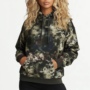 Sweat-shirt à capuche zippé pour homme de haute qualité, logo personnalisé, vente chaude, surdimensionné, vintage, sweat-shirt à capuche zippé intégral dégradé - Product Image 3