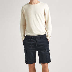 Pantalones cortos informales 2024, ropa de calle, calzoncillos bóxer de poliéster para hombre, pantalones cortos Cargo para hombre, 6 bolsillos, cordón, transpirable, logotipo personalizado - Product Image 1