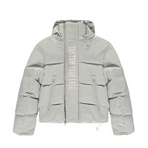 Veste d'hiver de haute qualité personnalisée pour hommes Vestes pour hommes à logo personnalisé Veste bouffante coupe-vent - Product Image 1