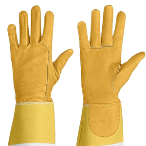 ถุงมือหนังคุณภาพพรีเมียมแบบกำหนดเองได้ แขนยาว ระบายอากาศ แห้งเร็ว ทนต่อการฉีกขาด สำหรับเลี้ยงผึ้ง จากโรงงาน - Product Image 5