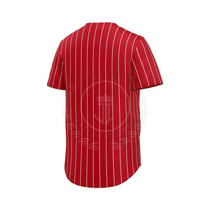 Nouveau modèle de maillot de baseball pour homme de haute qualité, séchage rapide, respirant, léger, 100% polyester, couleurs personnalisables, logo, 280g - Product Image 4