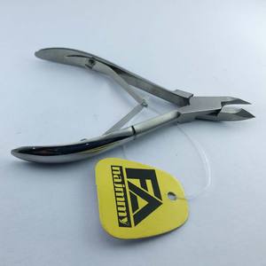 Pinzas para uñas de la mejor calidad, acero inoxidable, productos de alta calidad, mango liso, doble resorte - Product Image 4