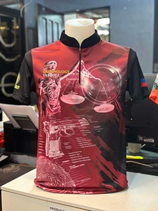 Golf de hombre hecho a medida de alta calidad para Polo, diseño informal de manga corta con impresión personalizada de tela tejida transpirable a la venta - Product Image 6