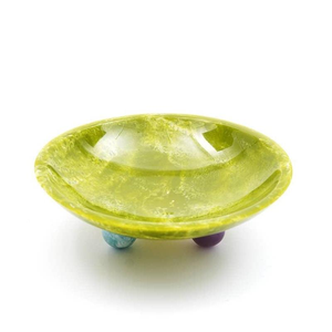 Bol en résine fait main par un designer, sans BPA, avec surface hautement polie et texture ronde pour la décoration de la maison et le style de table - Product Image 1