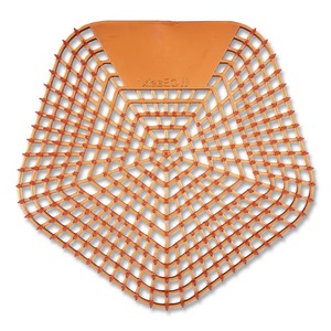 Boardwalk 0.11 oz WCBasix Rejilla desechable para urinario, forma sólida, con aroma a Mango Mist, naranja (10 unidades/caja) - Product Image 4