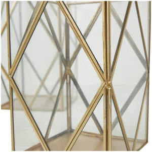 Vente en gros lot de 3 bougeoirs en métal, lanternes au design classique, faites à la main, grandes décorations de Noël pour l'extérieur et la maison, autres occasions - Product Image 3