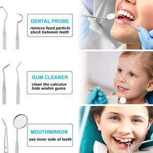 Ensemble d'instruments dentaires manuels réutilisables de qualité supérieure avec étui de transport, outils professionnels pour l'examen buccal - Product Image 6