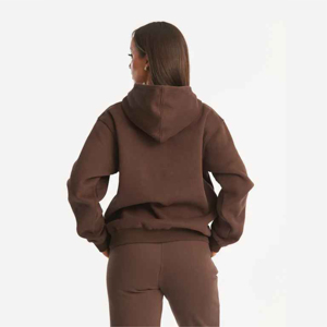 High Quality Fashion Wear Women's Latest Design Set <b>Adult</b> Winter Solid Pattern Casual Heavyweight Tracksuits Sweat Suit - Product Image 4