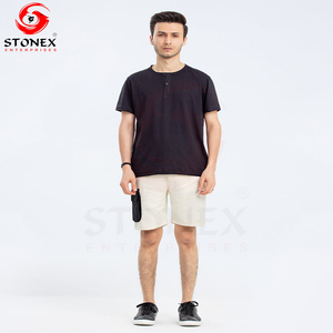 Men's New Fashionable Summer Casual Twin <b>Set</b> Quick Dry Short Sleeve Gradient Button Lapel Turn T-Shirt & Shorts Two Pieces <b>Set</b> - Product Image 3