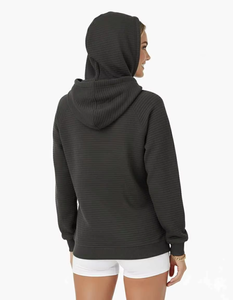 Sudadera Extra Grande para Mujer, Corte Holgado, Terciopelo, Frente Largo, Estilo Casual Urbano, Cómoda, Otoño Invierno - Product Image 4