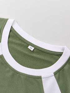 Conjunto de Camiseta y Pantalones Cortos de Algodón para Hombre, Estilo Casual, Ropa Deportiva para Gimnasio, Fitness, Jogging - Product Image 3