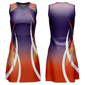 Diferentes diseños sublimación Netball Jersey venta al por mayor de secado rápido de poliéster mujeres barato Netball uniforme precio barato transpirable - Product Image 3