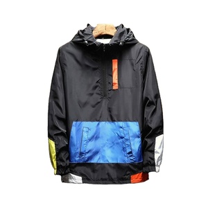 Veste coupe-vent de haute qualité avec impression, veste d'extérieur pour homme, coupe-vent à capuche, veste de sport décontractée de qualité supérieure pour le cyclisme - Product Image 1