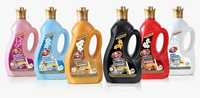 Deterjen Cair Pencuci Pakaian Ramah Lingkungan Aroma Bunga 3450 ML Grosir, Pelembut Kain 15-30%