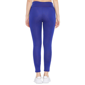 Leggings super doux taille haute pour femmes, respirant, couleur unie, tricoté, dernière conception OEM avec fermeture à cordon de serrage la plus vendue - Product Image 4
