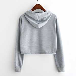 Sudadera con capucha de algodón 100% de gran tamaño para mujer, recién llegado, de peso pesado, de manga larga, con hombros caídos, transpirable, letras estampadas de primavera - Product Image 3