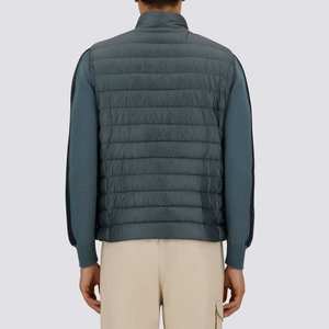 Gilet coupe-vent léger de luxe pour homme de haute qualité, sans manches, chaud, avec caractéristiques de gilet et de veste sans manches - Product Image 6