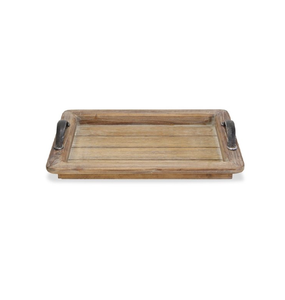 Plateau de service en bois ou plats de service Assiettes de présentation naturelles Décor de table pièce unique avec au meilleur prix - Product Image 1