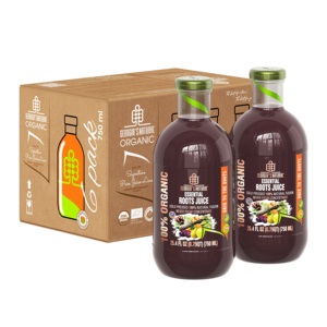 100% akar organik jus Georgia's organik NFC emas bit hitam wortel Apple pir jus dalam 200ml/300ml/750ml/1l botol - Product Image 6