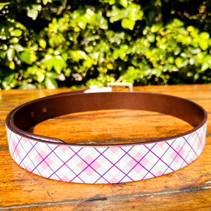 Ceinture en cuir véritable longueur personnalisée de qualité supérieure pour hommes femmes laiton Antique pour boucle conception imprimée lourde dernière version - Product Image 3