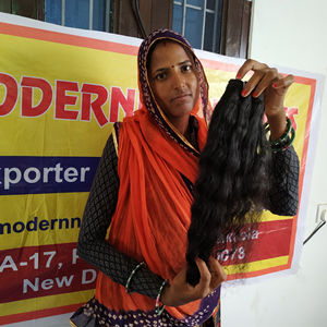 Extensiones de cabello humano vietnamita virgen ondulado largo Natural 100% máquina sin procesar doble trama Remy grado libre de piojos cabello indio - Product Image 6