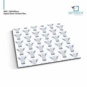 Carreaux de granit indien de couleur claire Design moderne 60x60mm Céramique Carreaux de sol en porcelaine imprimés numériquement Fabrication de carreaux de décoration intérieure - Product Image 2