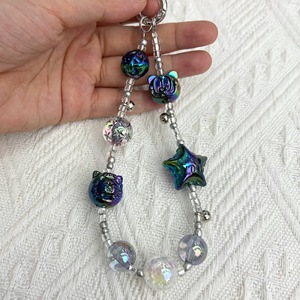 Смешивание УФ покрытых акриловых бусин красочные Diy ювелирные аксессуары акриловый браслет Шарм бусины для изготовления ювелирных изделий - Product Image 5