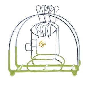 Fabricant de design de luxe de porte-serviettes argent poli porte-serviettes de forme irrégulière pour accessoires de mariage fête d'anniversaire - Product Image 5