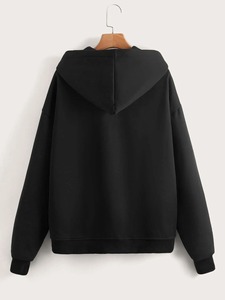 Sudadera con Capucha Personalizable de Felpa 100% Algodón Grueso, Estilo Vintage, con Logotipo y Colores Personalizables, Antibacteriana, para Hombre, Tallas Grandes - Product Image 5