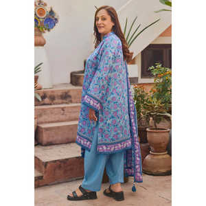 Conjunto de Traje de 3 Piezas Estampado para Mujer con Dupatta CL-62104 Modelo A - Product Image 5