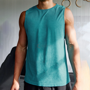 Débardeur vierge pour hommes pas cher Stringer Muscle Fitness Gym gilet d'entraînement sans manches fabricant - Product Image 3