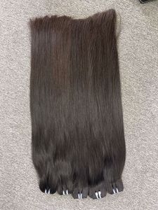 100% extensions de cheveux vietnamiennes crues naturelles une machine donneuse Double trame bon prix disponible en toutes quantités - Product Image 5