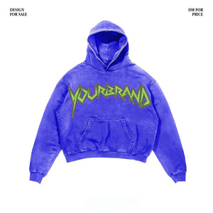 <b>Men</b> Oversized Pullover Hoodie Premium 400 GSM Cotton Fleece Heather <b>Grey</b> Custom Front 3D Puff Embroidery Print Logo Eco-Friendly - Product Image 1