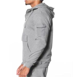 Sudadera con capucha de algodón 100% personalizada para hombre, sudadera de peso pesado Premium, logotipo bordado, forro polar pesado, estampado en relieve, patrón 3D - Product Image 2