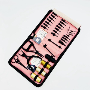 Kit d'outils professionnels pour extensions de cheveux en micro-liens en acier inoxydable Somofy Enterprises avec logo personnalisé, pinces, clips et fil pour usage en salon - Product Image 5