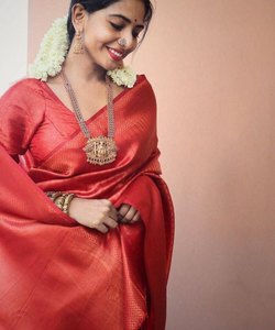 Fancy Net Saree for Women with Elegant <b>Organza</b> Fabric and Heavy Embroidery Work for Wedding Celebrations Saree / Sari / Shari - Product Image 2