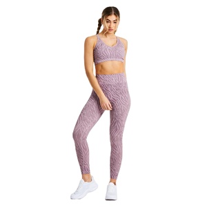 Conjunto de Fitness para gimnasio de verano 2024, cómodo y elástico para mujer, conjuntos de mallas de secado rápido para mujer, tela de alta calidad - Product Image 1