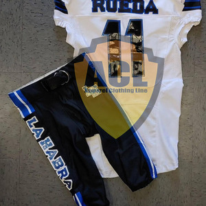 Camiseta de rugby con estampado sublimado de uniforme de fútbol americano personalizado - Product Image 2