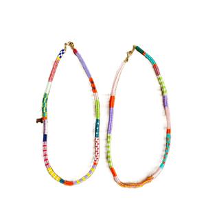 Collier en perles de graines fait main à la mode pour femmes, collier élégant en perles de graines fait main sur mesure - Product Image 6