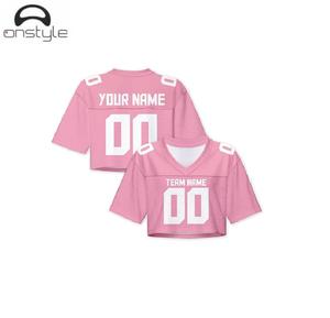 Camiseta corta de fútbol personalizada para mujer, Camiseta corta ligera transpirable con sublimación, camisetas deportivas con nombre personalizado, equipo con número - Product Image 4