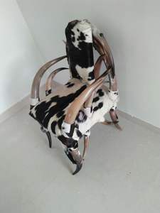 Silla Cómoda Silla de Cuerno de Buey Designable y Antic Strong Natural Pulido Vaca Cuerno de Buey Silla India - Product Image 4