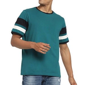 Anti Wrinkle Breathable Men T-Shirt 100% Cotton Short Sleeve Premium Quality Casual Wear Custom Logo/Color Latest <b>Designs</b> Hot - Product Image 1