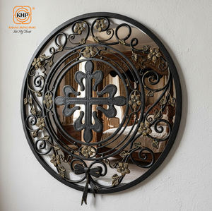 Ventanas Fijas de Hierro Forjado de Diseño Francés KHP, Elegancia Atemporal, Seguridad Artesanal Antirrobo para Uso en Hoteles en Vietnam - Product Image 5