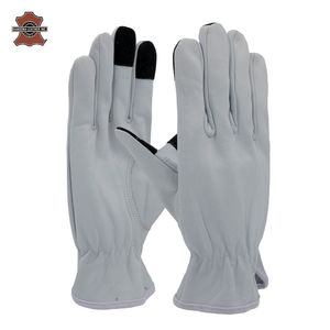 Impact Mechanic <b>Leather</b> <b>Gloves</b> with Touch Finger tips for Winter Sports & General purpose Outdoor <b>Gloves</b> for <b>men</b> - Product Image 2