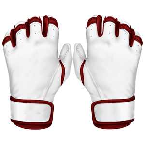 Gants de frappeur de baseball et softball de grande qualité, à manchette courte, avec paume en cuir antidérapante LBBG-0044 - Product Image 1